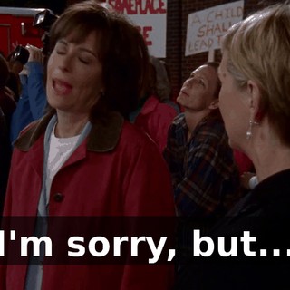 I'm sorry, but...
