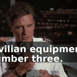 Civilian equipment, number three.