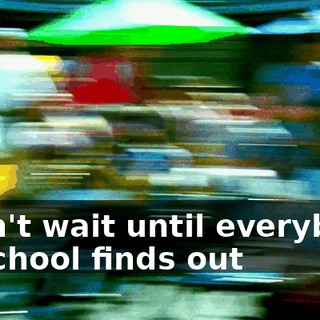 I can't wait until everybody at school finds out