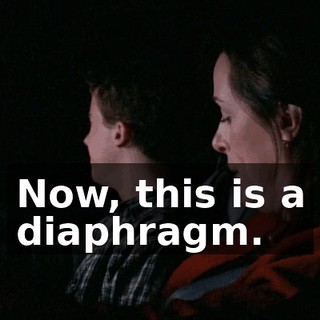 Now, this is a diaphragm.