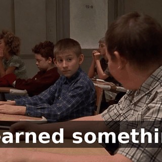 I learned something.