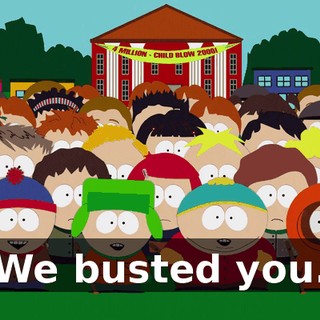 We busted you.