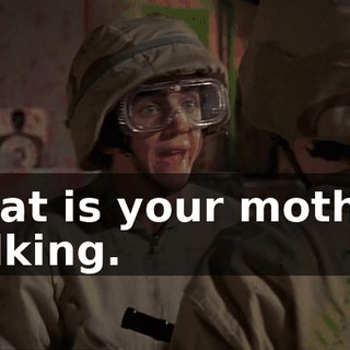 That is your mother talking.