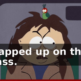 trapped up on that pass.