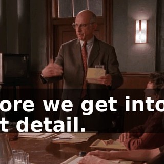 before we get into all that detail.