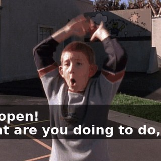 - I'm open! - What are you doing to do, huh?