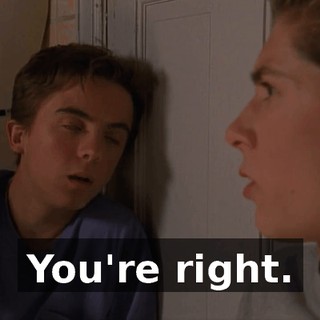 You're right.