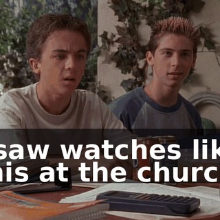 I saw watches like this at the church.