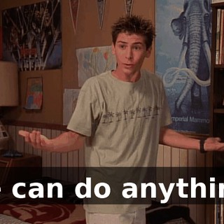 we can do anything.