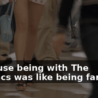 Because being with The Plastics was like being famous.
