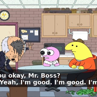 -Are you okay, Mr. Boss? -Yeah. Yeah, I'm good. I'm good. I'm good.