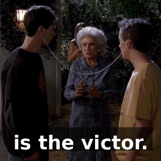 is the victor.