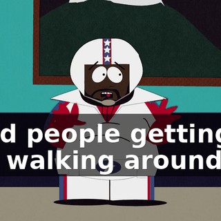 Dead people getting up and walking around...