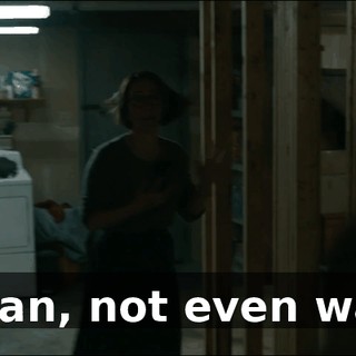 I mean, not even water.