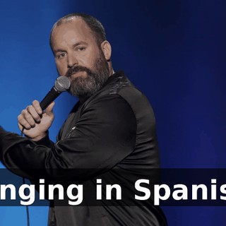 [singing in Spanish]