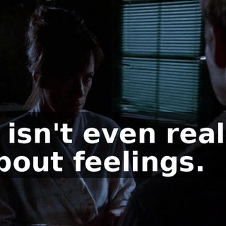 It isn't even really about feelings.