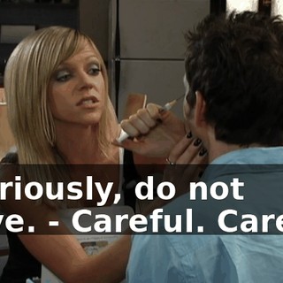 - Seriously, do not move. - Careful. Careful.