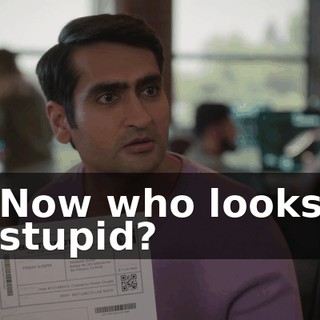 Now who looks stupid?