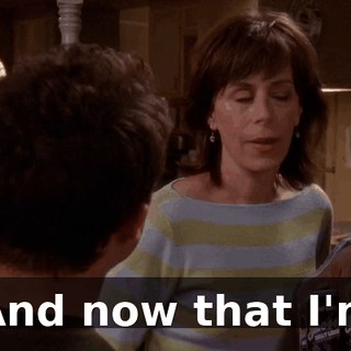 And now that I'm