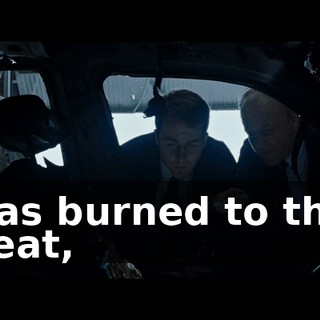 has burned to the seat,