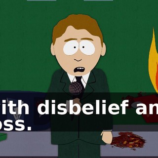 with disbelief and loss.