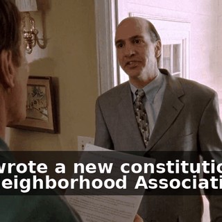 and wrote a new constitution for the Neighborhood Association.