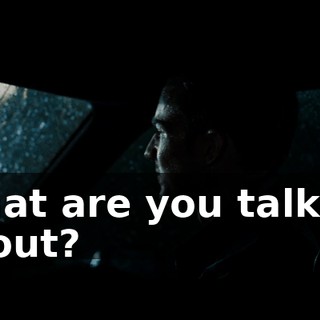 What are you talking about?
