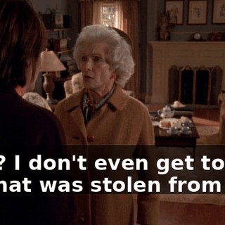 Why? I don't even get to look at what was stolen from me?