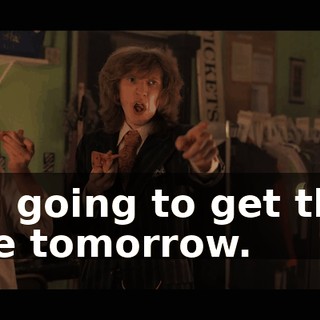 I'm going to get that line tomorrow.