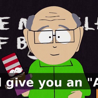 I'll give you an "A".