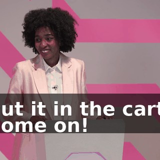 Put it in the cart! Come on!