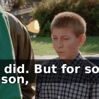 We did. But for some reason,