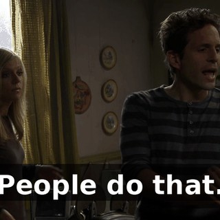 People do that.