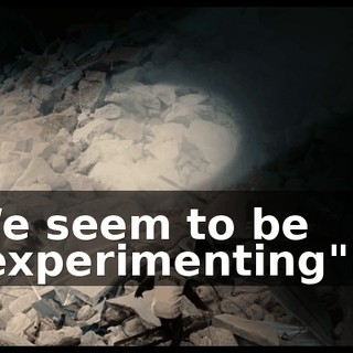 We seem to be "experimenting"...
