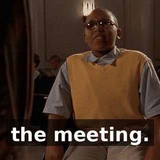 the meeting.