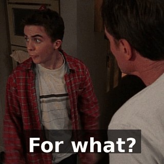 For what?