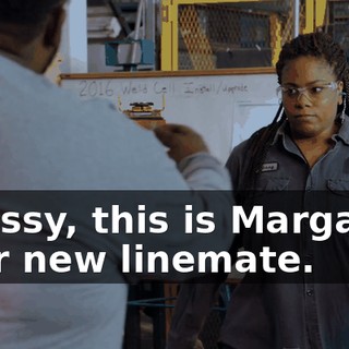 Chrissy, this is Margaret, your new linemate.