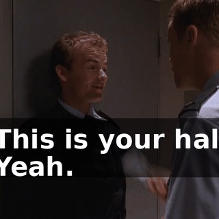 - This is your half? - Yeah.