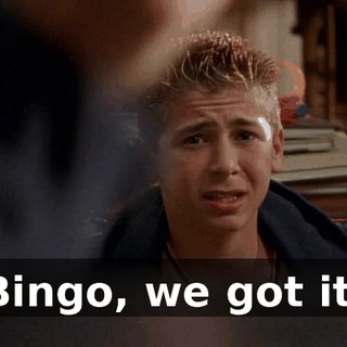 Bingo, we got it.