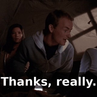 Thanks, really.
