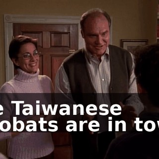 The Taiwanese acrobats are in town.