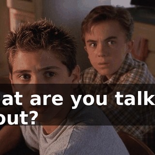 What are you talking about?