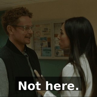 Not here.
