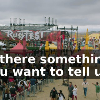 Is there something you want to tell us?