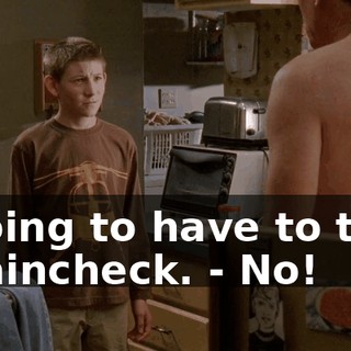- going to have to take a raincheck. - No!