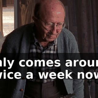 only comes around twice a week now.