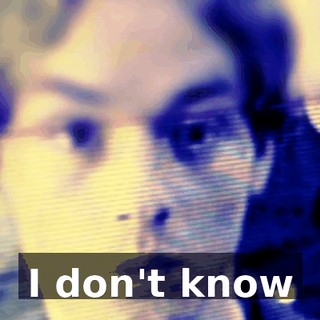 ♪ I don't know ♪