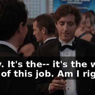 Okay. It's the-- it's the worst part of this job. Am I right?