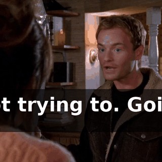 Not trying to. Going to.