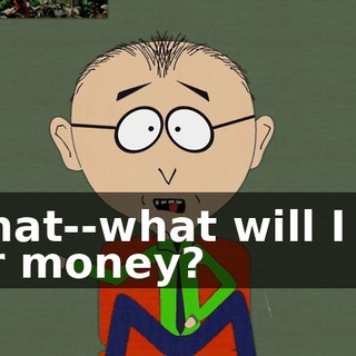 What--what will I do for money?